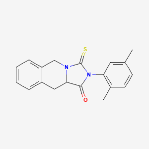 2-(2,5-dimethylphenyl)-3-thioxo-2,3,10,10a-tetrahydroimidazo[1,5-b]isoquinolin-1(5H)-one