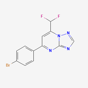 5-(4-Bromophenyl)-7-(difluoromethyl)[1,2,4]triazolo[1,5-a]pyrimidine