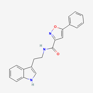 molecular formula C20H17N3O2 B10941030 N-[2-(1H-indol-3-yl)ethyl]-5-phenyl-1,2-oxazole-3-carboxamide 