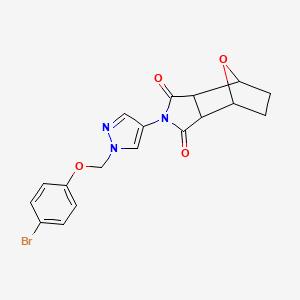 2-{1-[(4-bromophenoxy)methyl]-1H-pyrazol-4-yl}hexahydro-1H-4,7-epoxyisoindole-1,3(2H)-dione