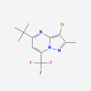 3-Bromo-5-tert-butyl-2-methyl-7-(trifluoromethyl)pyrazolo[1,5-a]pyrimidine