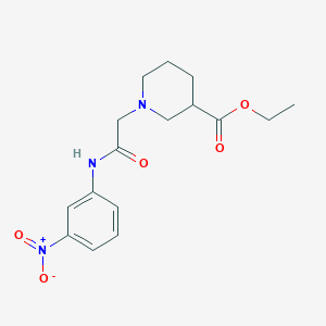 Ethyl 1-{2-[(3-nitrophenyl)amino]-2-oxoethyl}piperidine-3-carboxylate