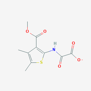 {[3-(Methoxycarbonyl)-4,5-dimethylthiophen-2-yl]amino}(oxo)acetate