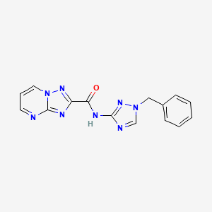 N-(1-benzyl-1H-1,2,4-triazol-3-yl)[1,2,4]triazolo[1,5-a]pyrimidine-2-carboxamide