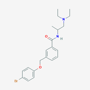 molecular formula C21H27BrN2O2 B10941894 3-[(4-bromophenoxy)methyl]-N-[1-(diethylamino)propan-2-yl]benzamide 