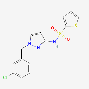 N-[1-(3-chlorobenzyl)-1H-pyrazol-3-yl]thiophene-2-sulfonamide