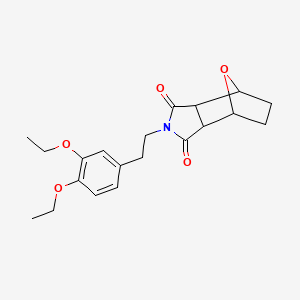 2-[2-(3,4-diethoxyphenyl)ethyl]hexahydro-1H-4,7-epoxyisoindole-1,3(2H)-dione