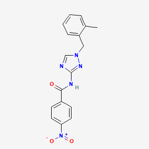 N-[1-(2-methylbenzyl)-1H-1,2,4-triazol-3-yl]-4-nitrobenzamide