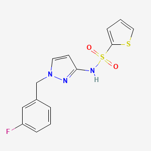 N-[1-(3-fluorobenzyl)-1H-pyrazol-3-yl]thiophene-2-sulfonamide