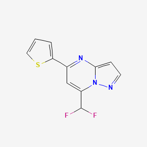 7-(Difluoromethyl)-5-(thiophen-2-yl)pyrazolo[1,5-a]pyrimidine