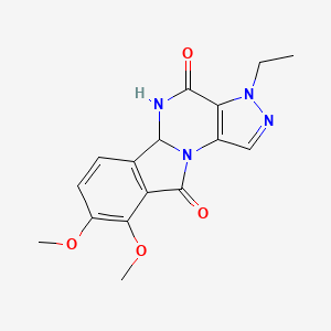 5-ethyl-13,14-dimethoxy-1,4,5,8-tetrazatetracyclo[7.7.0.02,6.010,15]hexadeca-2(6),3,10(15),11,13-pentaene-7,16-dione