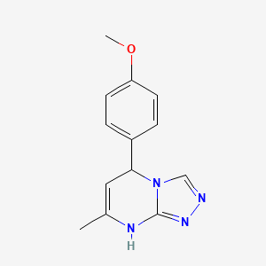 5-(4-Methoxyphenyl)-7-methyl-5,8-dihydro[1,2,4]triazolo[4,3-a]pyrimidine