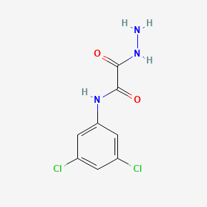 molecular formula C8H7Cl2N3O2 B10942435 N-(3,5-dichlorophenyl)-2-hydrazinyl-2-oxoacetamide 