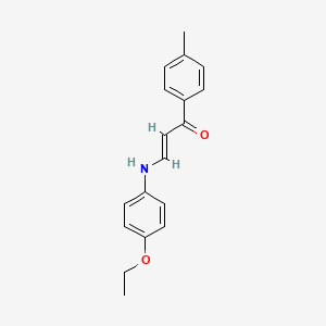 (2E)-3-[(4-ethoxyphenyl)amino]-1-(4-methylphenyl)prop-2-en-1-one