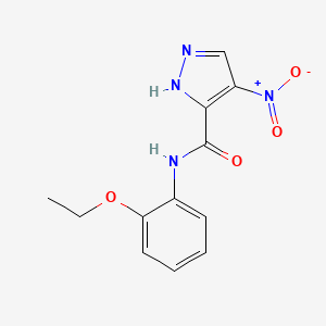 N-(2-ethoxyphenyl)-4-nitro-1H-pyrazole-3-carboxamide