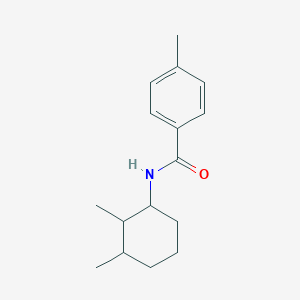 molecular formula C16H23NO B10942637 N-(2,3-dimethylcyclohexyl)-4-methylbenzamide 