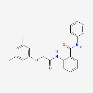 2-{[(3,5-dimethylphenoxy)acetyl]amino}-N-phenylbenzamide