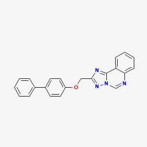 2-[(Biphenyl-4-yloxy)methyl][1,2,4]triazolo[1,5-c]quinazoline