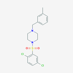 1-[(2,5-Dichlorophenyl)sulfonyl]-4-(3-methylbenzyl)piperazine