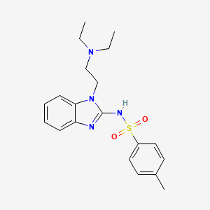 N-{1-[2-(diethylamino)ethyl]-1H-benzimidazol-2-yl}-4-methylbenzenesulfonamide