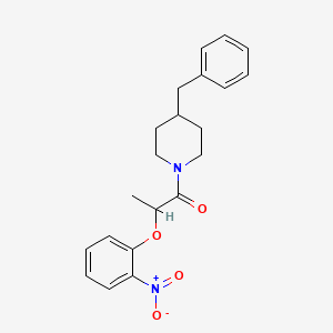 1-(4-Benzylpiperidin-1-yl)-2-(2-nitrophenoxy)propan-1-one