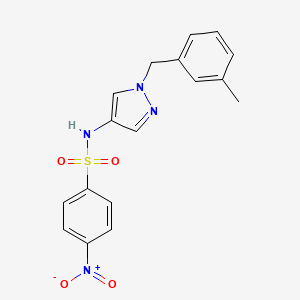 N-[1-(3-methylbenzyl)-1H-pyrazol-4-yl]-4-nitrobenzenesulfonamide