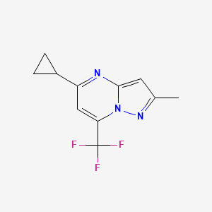 5-Cyclopropyl-2-methyl-7-(trifluoromethyl)pyrazolo[1,5-a]pyrimidine