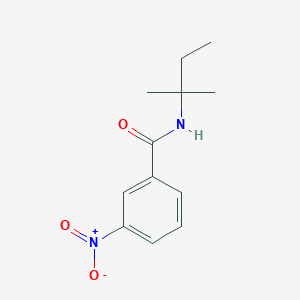 molecular formula C12H16N2O3 B10943685 N-(2-methylbutan-2-yl)-3-nitrobenzamide 