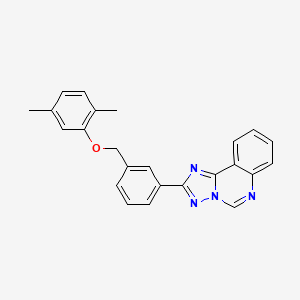 2-{3-[(2,5-Dimethylphenoxy)methyl]phenyl}[1,2,4]triazolo[1,5-c]quinazoline