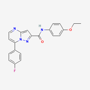 N-(4-ethoxyphenyl)-7-(4-fluorophenyl)pyrazolo[1,5-a]pyrimidine-2-carboxamide