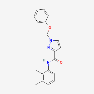 molecular formula C19H19N3O2 B10944583 N-(2,3-dimethylphenyl)-1-(phenoxymethyl)-1H-pyrazole-3-carboxamide 