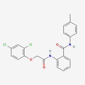 2-{[(2,4-dichlorophenoxy)acetyl]amino}-N-(4-methylphenyl)benzamide