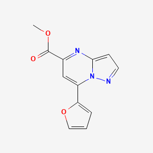 Methyl 7-(furan-2-yl)pyrazolo[1,5-a]pyrimidine-5-carboxylate