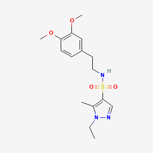 N-[2-(3,4-dimethoxyphenyl)ethyl]-1-ethyl-5-methyl-1H-pyrazole-4-sulfonamide