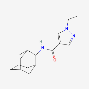 N~4~-(2-Adamantyl)-1-ethyl-1H-pyrazole-4-carboxamide