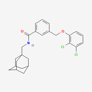 N-(1-adamantylmethyl)-3-[(2,3-dichlorophenoxy)methyl]benzamide