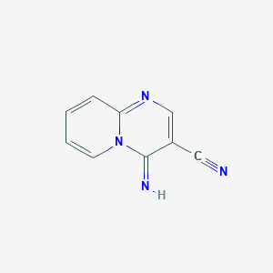 molecular formula C9H6N4 B10945807 4-imino-4H-pyrido[1,2-a]pyrimidine-3-carbonitrile 