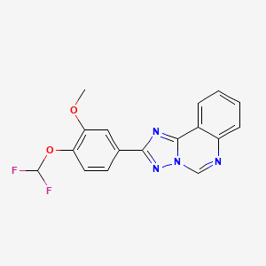 2-[4-(Difluoromethoxy)-3-methoxyphenyl][1,2,4]triazolo[1,5-c]quinazoline