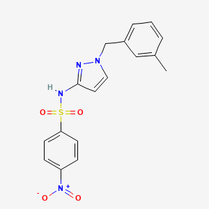 N-[1-(3-methylbenzyl)-1H-pyrazol-3-yl]-4-nitrobenzenesulfonamide