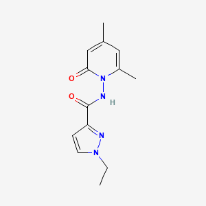 N-(4,6-dimethyl-2-oxopyridin-1(2H)-yl)-1-ethyl-1H-pyrazole-3-carboxamide