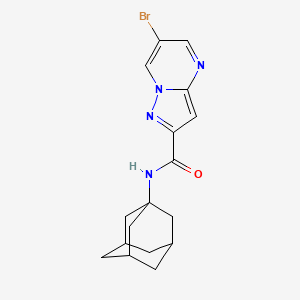 N-(1-adamantyl)-6-bromopyrazolo[1,5-a]pyrimidine-2-carboxamide