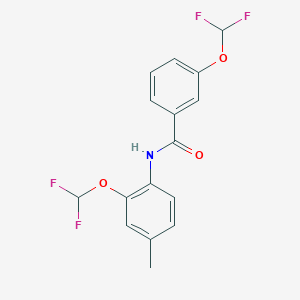 3-(difluoromethoxy)-N-[2-(difluoromethoxy)-4-methylphenyl]benzamide