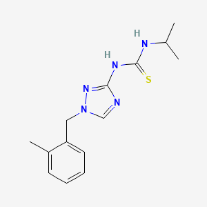 1-[1-(2-methylbenzyl)-1H-1,2,4-triazol-3-yl]-3-propan-2-ylthiourea