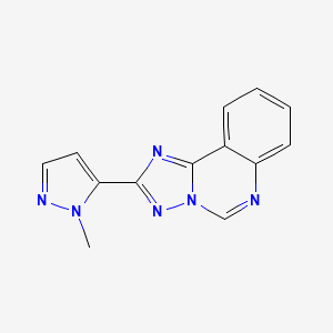 2-(1-methyl-1H-pyrazol-5-yl)[1,2,4]triazolo[1,5-c]quinazoline