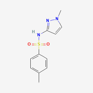 4-methyl-N-(1-methyl-1H-pyrazol-3-yl)benzenesulfonamide