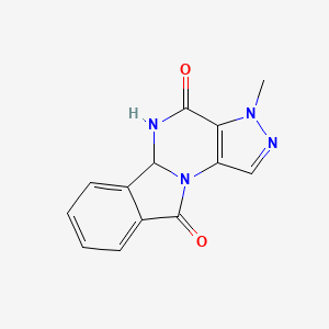 5-methyl-1,4,5,8-tetrazatetracyclo[7.7.0.02,6.010,15]hexadeca-2(6),3,10,12,14-pentaene-7,16-dione