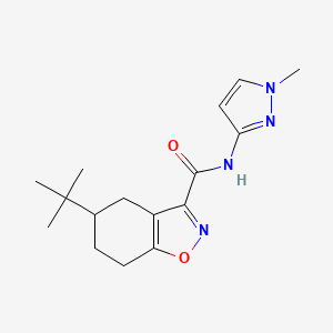 5-tert-butyl-N-(1-methyl-1H-pyrazol-3-yl)-4,5,6,7-tetrahydro-1,2-benzoxazole-3-carboxamide