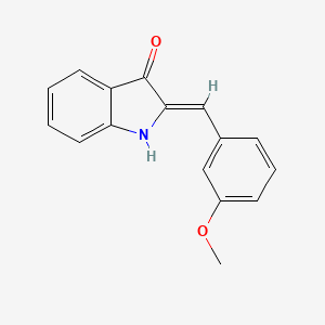 2-[(3-methoxyphenyl)methylidene]-1H-indol-3-one