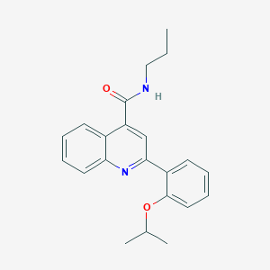 2-[2-(propan-2-yloxy)phenyl]-N-propylquinoline-4-carboxamide