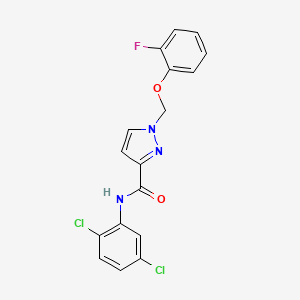 N-(2,5-dichlorophenyl)-1-[(2-fluorophenoxy)methyl]-1H-pyrazole-3-carboxamide